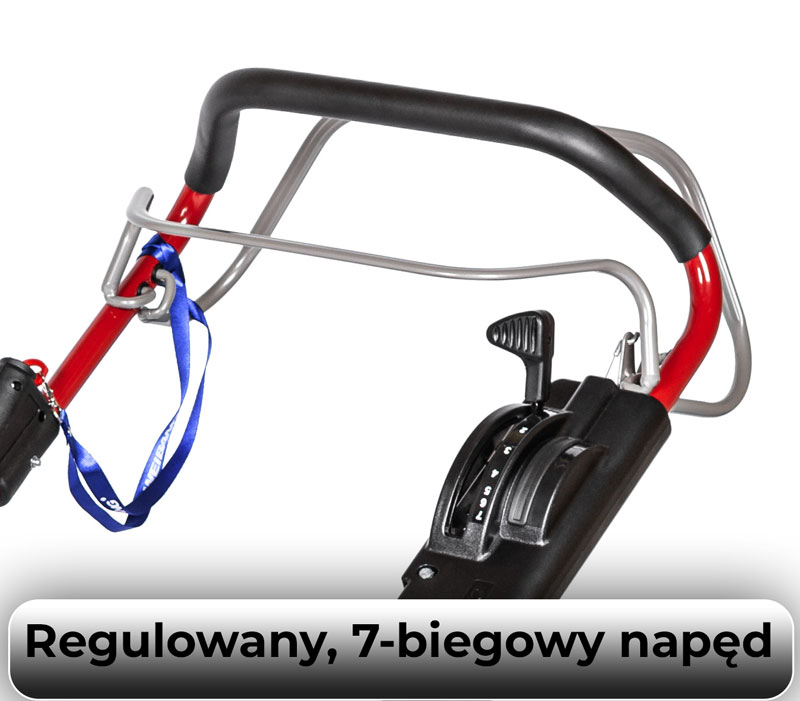 7-stopniowy napęd w kosiarce Weibang WB506SC VE 3IN1